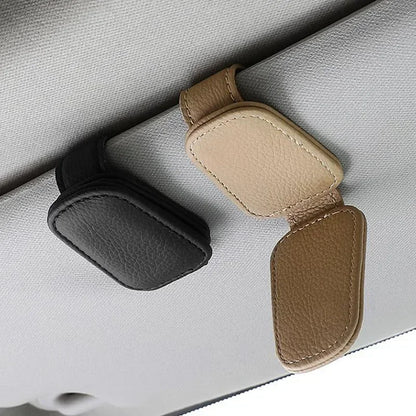 Magnetic Car Sunglasses Clip Holder
