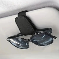 Magnetic Car Sunglasses Clip Holder