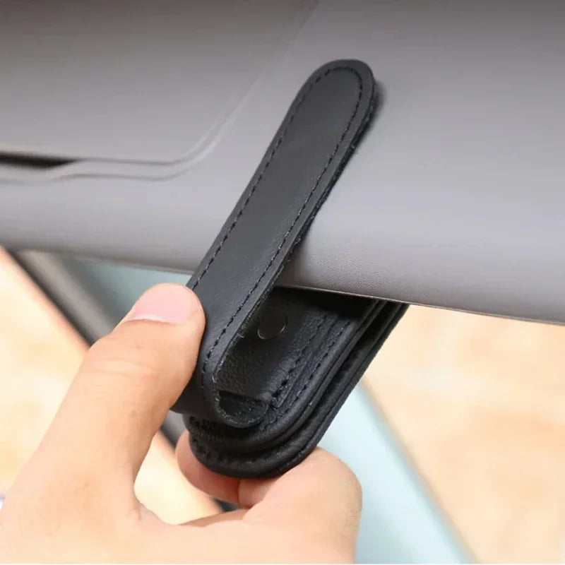 Magnetic Car Sunglasses Clip Holder